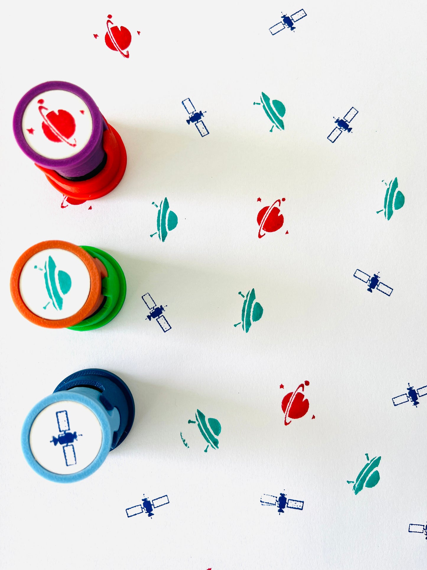 Space Themed Stamps (Set of 3)