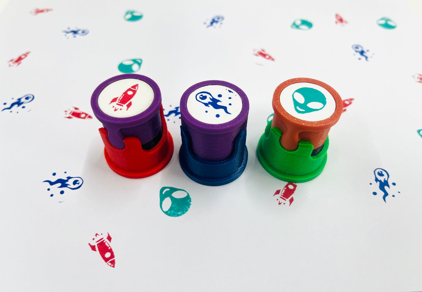 Extraterrestrial Theme Stamps (Set of 3)