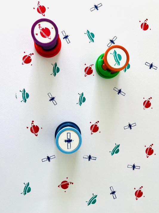 Space Themed Stamps (Set of 3)