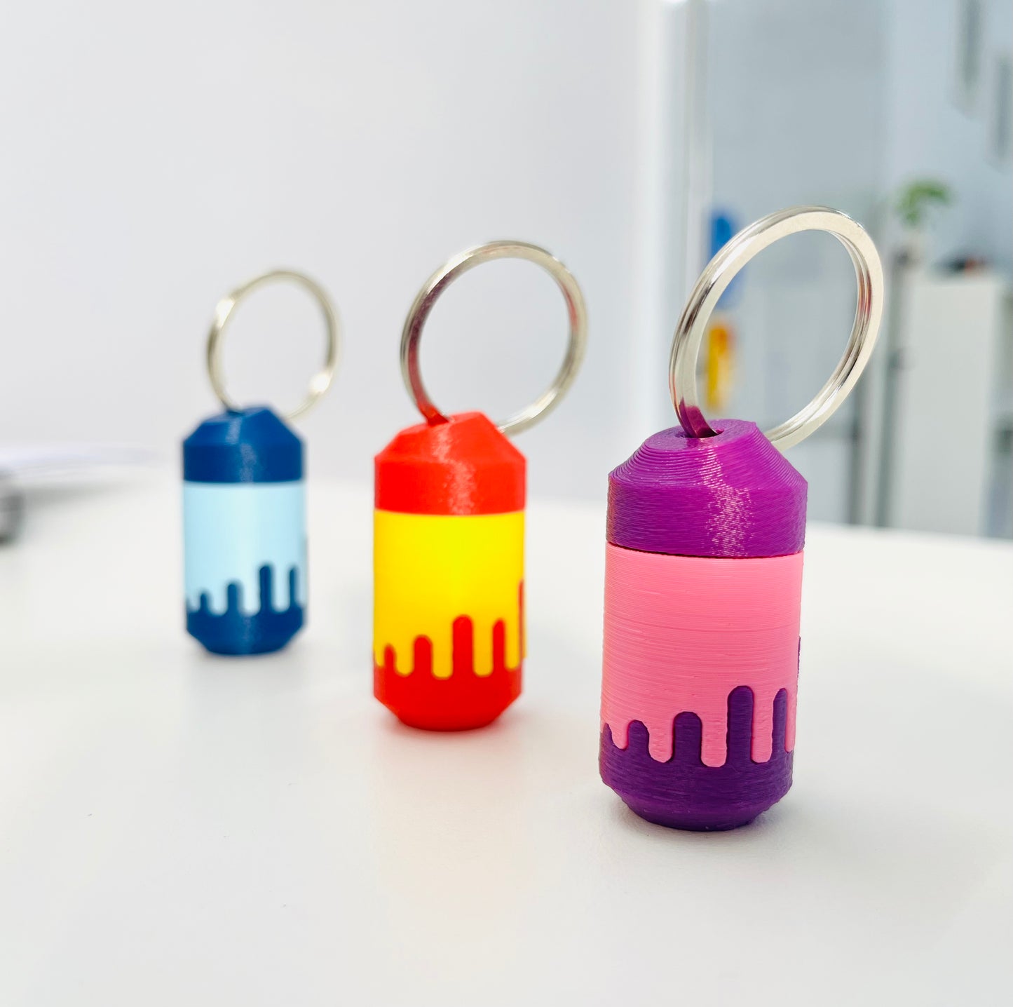 Set of 3 Mini Travel Pill Holders