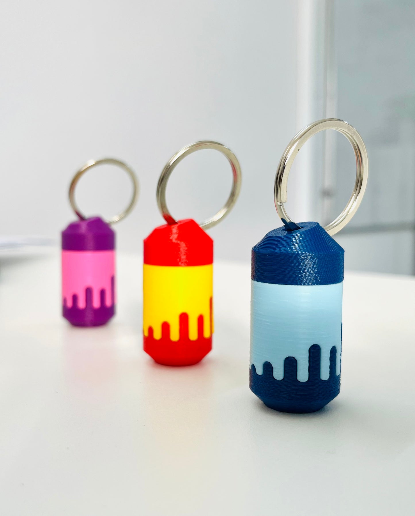 Set of 3 Mini Travel Pill Holders