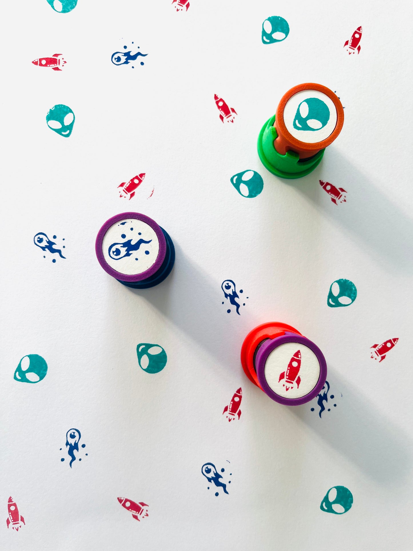 Extraterrestrial Theme Stamps (Set of 3)