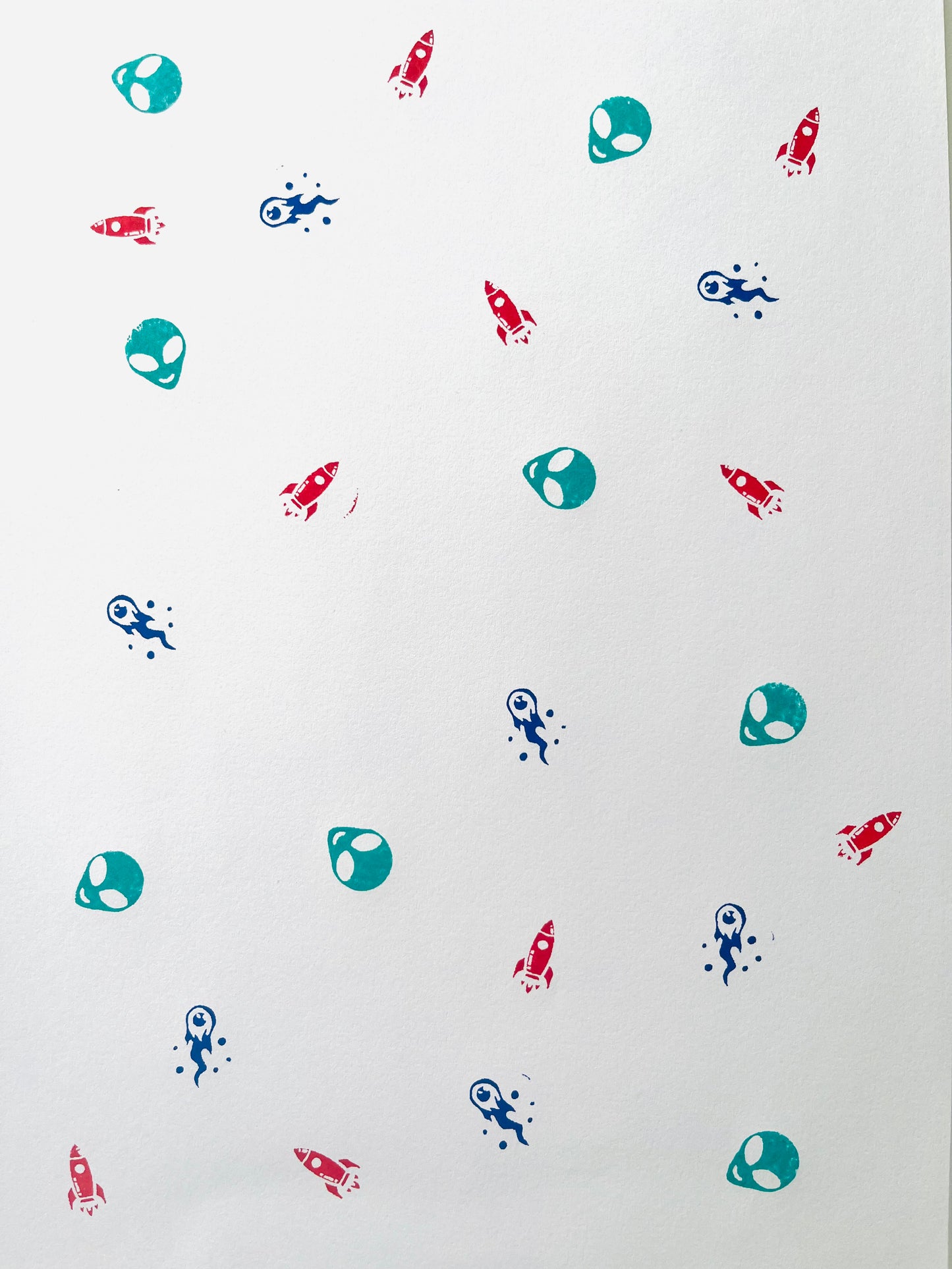 Extraterrestrial Theme Stamps (Set of 3)