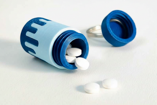 Set of 3 Mini Travel Pill Holders