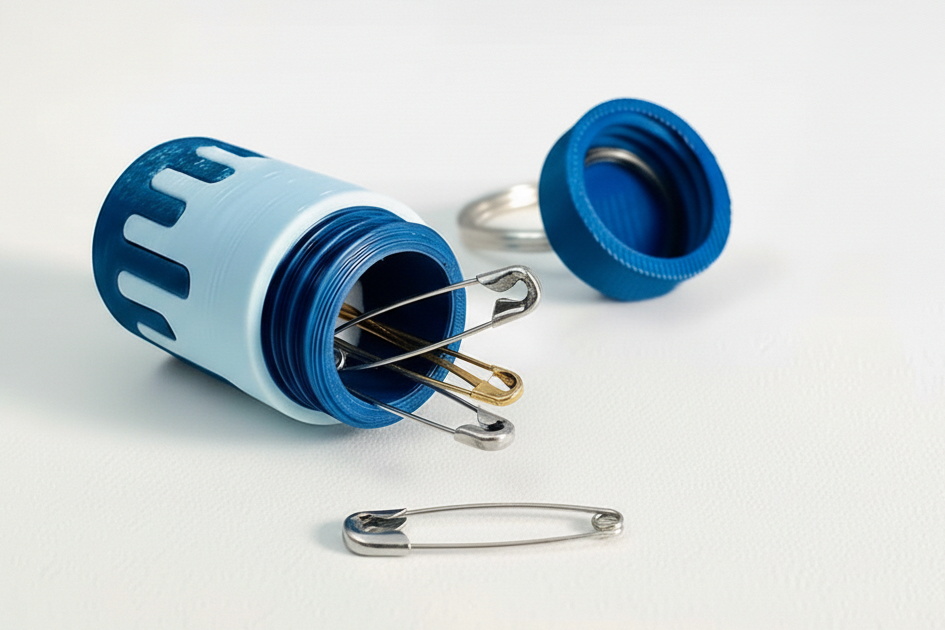 Set of 3 Mini Travel Pill Holders